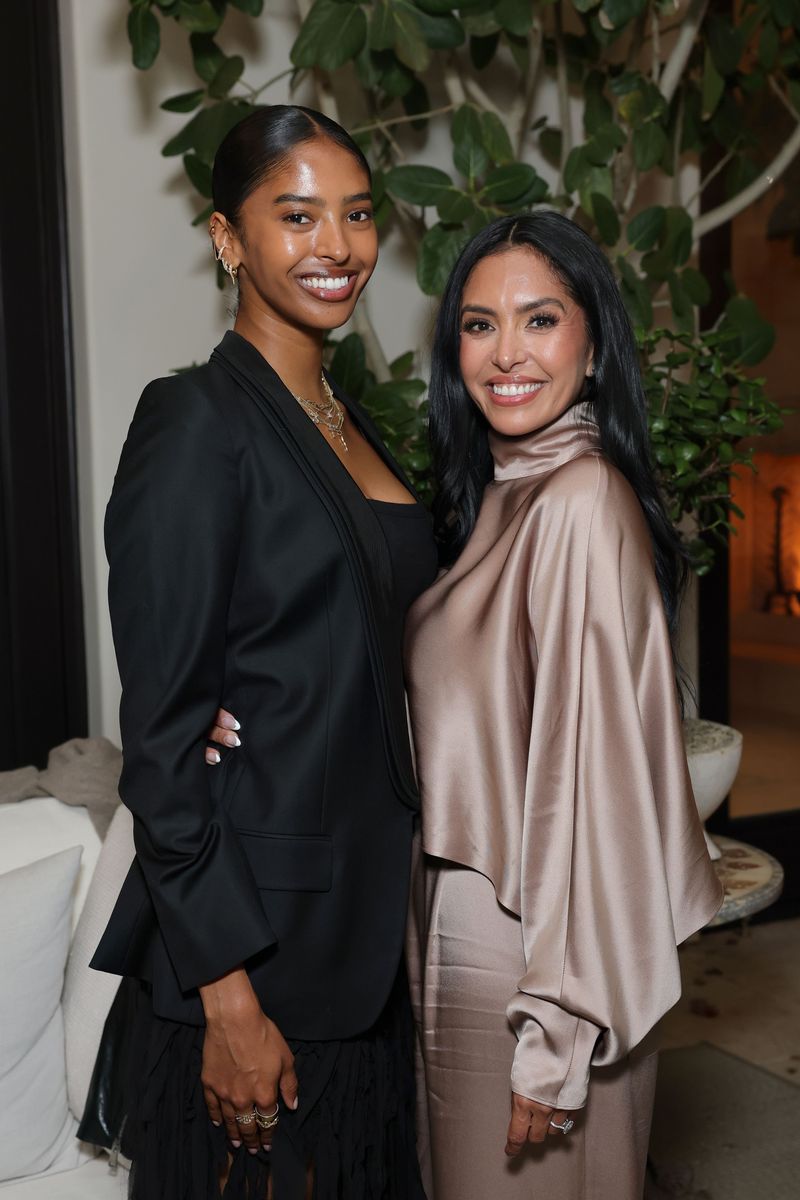 Natalia Bryant and Vanessa Bryant attend the Culture Makers Event.