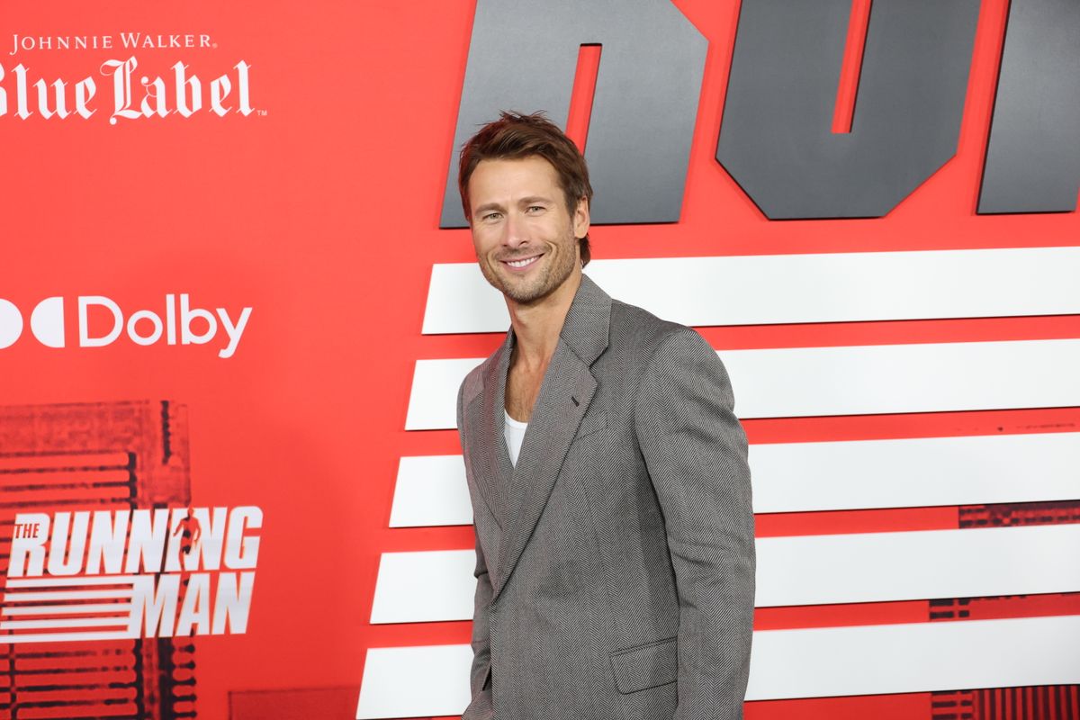Glen Powell attends Paramount's "The Running Man" New York Premiere at AMC Lincoln Square Theater on November 09, 2025 in New York City