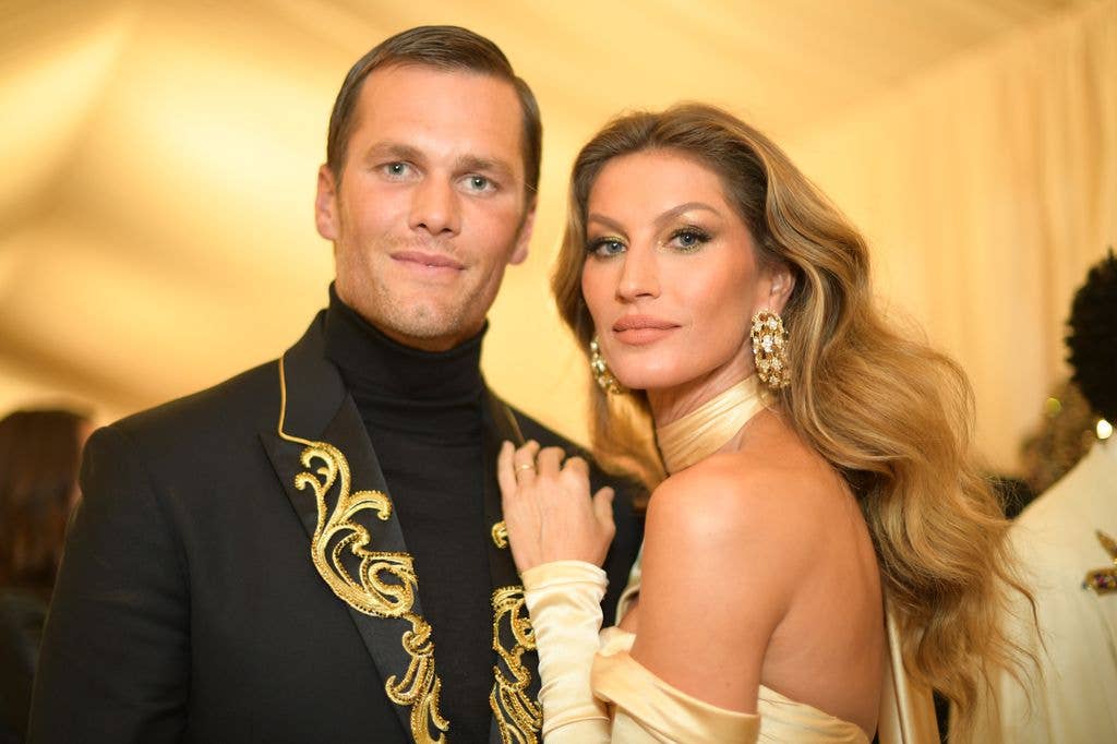 Gisele with then husband, Tom Brady at the Met Gala in 2018