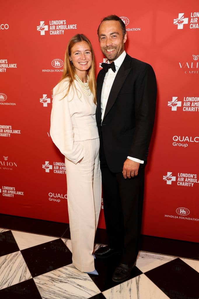 James Middleton and his wife Alizée was also at the event