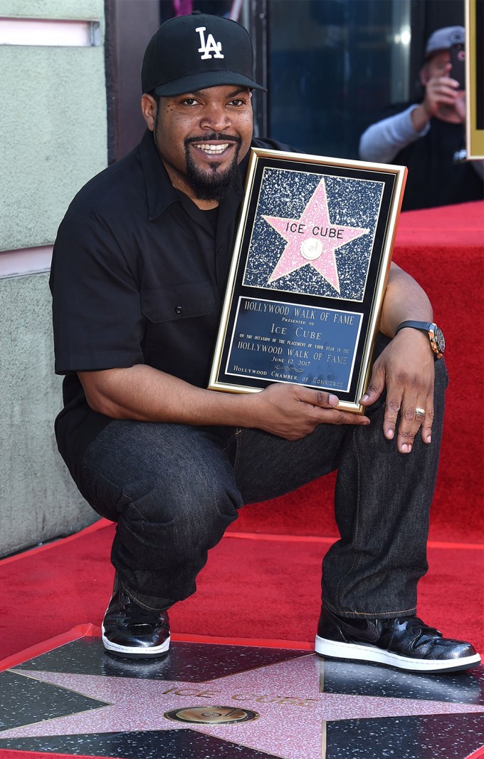Ice Cube On The Hollywood Walk Of Fame