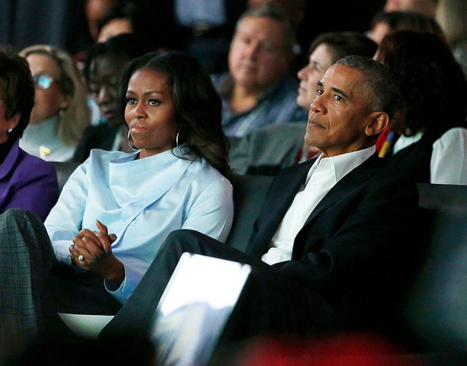 Michelle & Barack Obama at the Obama Summit in Chicago
