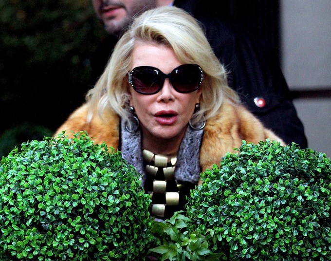 Joan Rivers out and about in New York