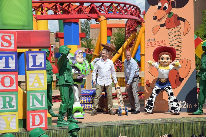 Tim Allen At Toy Story Land