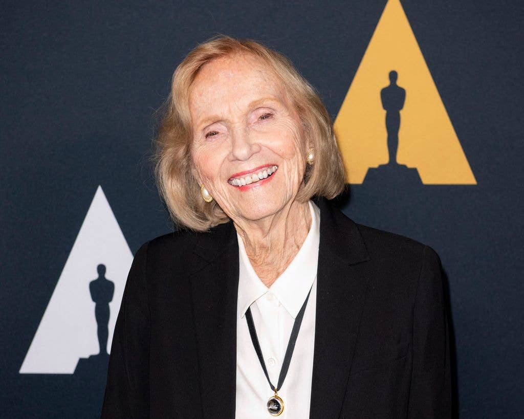 US actress Eva Marie Saint arrives for the Academy Nicholl Fellowships in Screenwriting Awards, November 7, 2019 at the Samuel Goldwyn Theater in Beverly Hills, California.