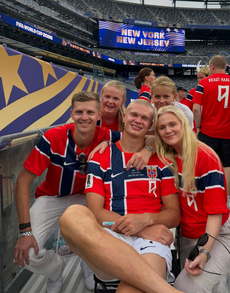 Erling Haaland's lookalike sister Gabrielle goes viral as fans discover his close-knit family