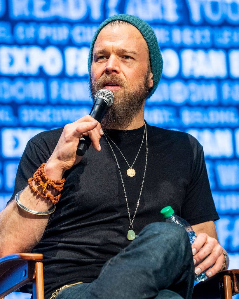 Ryan Hurst speaks during FAN EXPO at Ernest N. Morial Convention Center on January 08, 2022 in New Orleans, Louisiana. FAN EXPO New Orleans was previously produced as Wizard World New Orleans. (Photo by Erika Goldring/Getty Images)