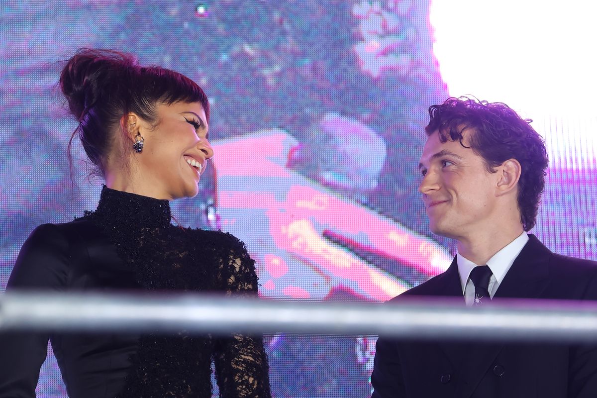 Zendaya and Tom Holland in Mexico City