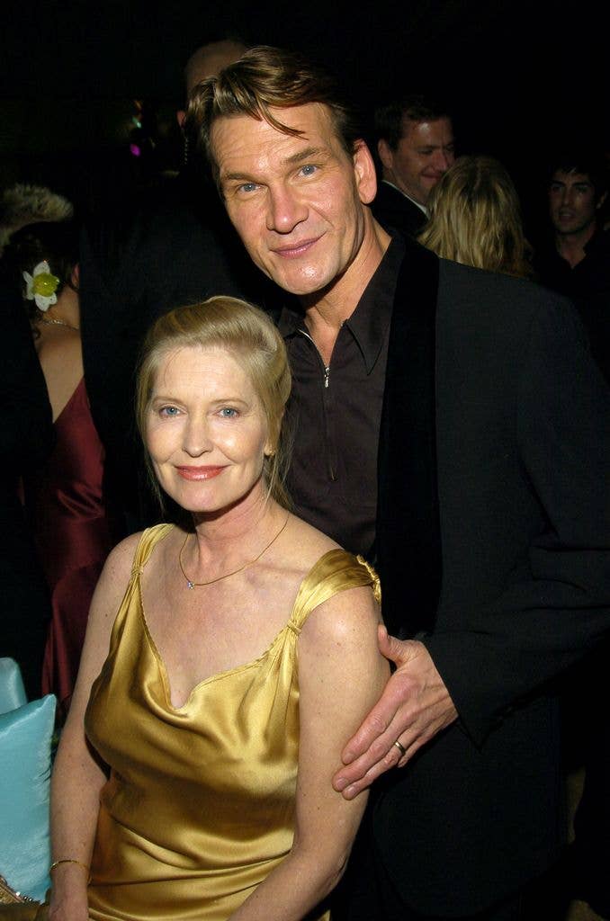 Patrick Swayze and wife Lisa.