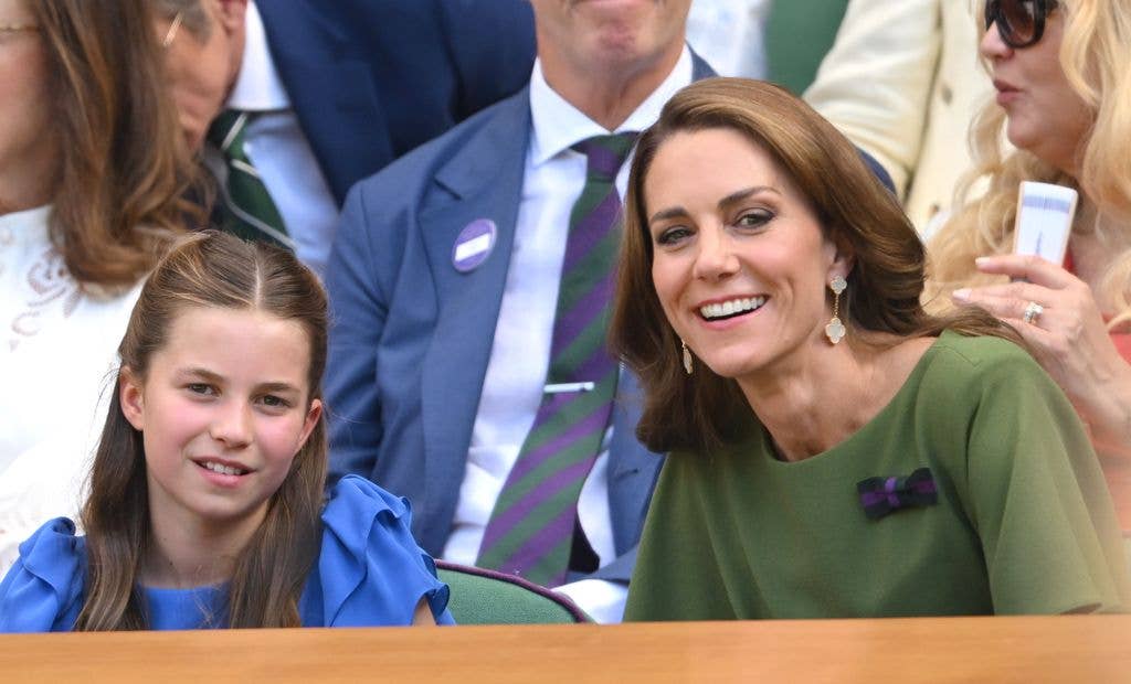 Princess Charlotte and Kate Middleton looked amazing as they sat in the Royal Box