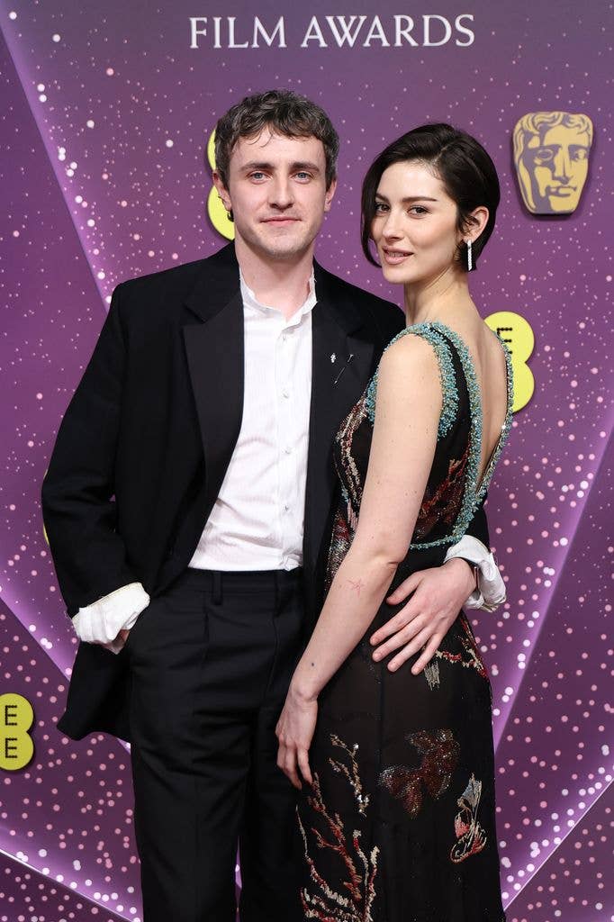 Paul Mescal and Gracie Abrams attend the EE BAFTA Film Awards 2026 