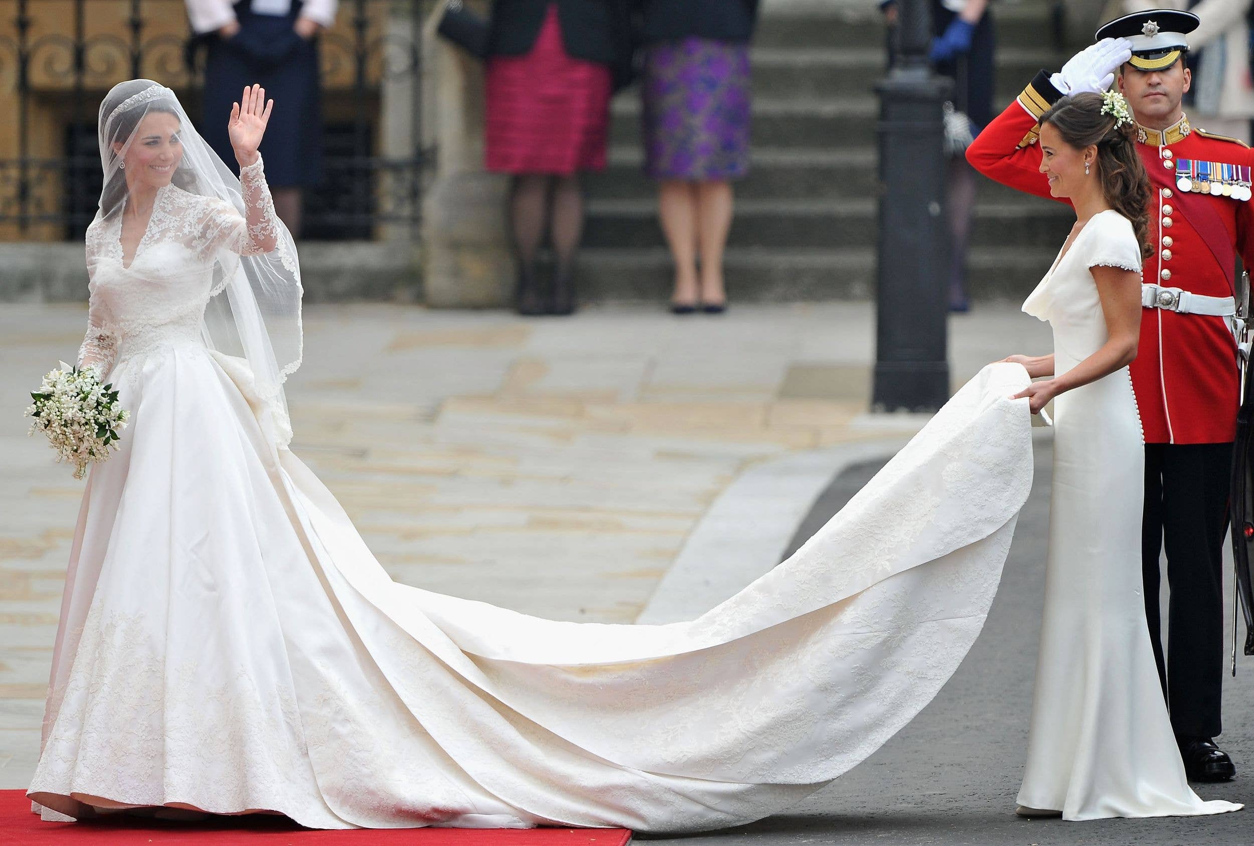 Pippa made headlines with her figure-hugging dress at Catherine's wedding