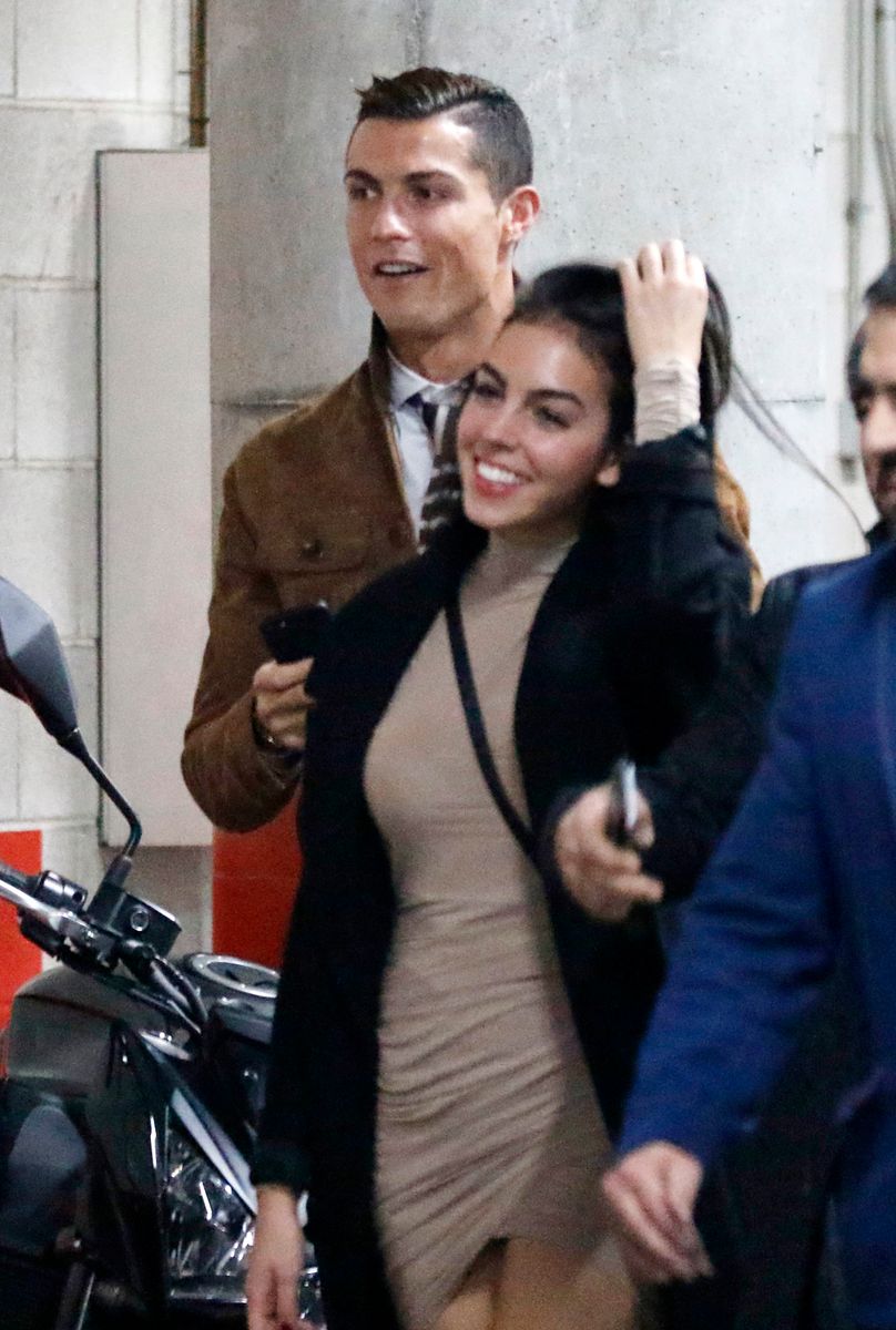 Cristiano Ronaldo and Georgina Rodriguez on December 5, 2016 in Madrid, Spain.