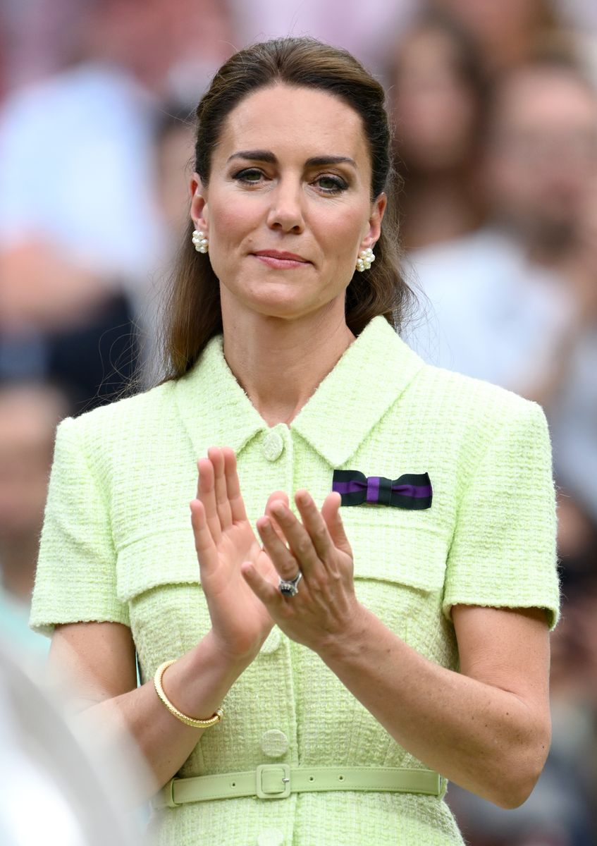The Wimbledon patron brooch has long been a signature part of Kate Middleton's tournament wardrobe.