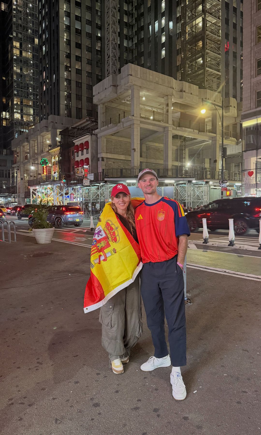 Pataky and her cousin planned to attend the World Cup final