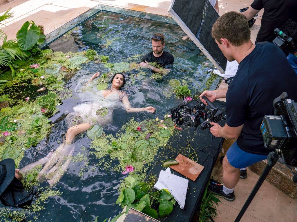 The TV presenter and model Padma Lakshmi is one of the calendar stars
