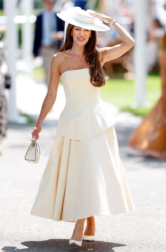 Lydia Millen attends day 1 of the 2026 Qatar Goodwood Festival at Goodwood Racecourse on July 28, 2026 in Chichester, England. (Photo by Max Mumby/Indigo/Getty Images)