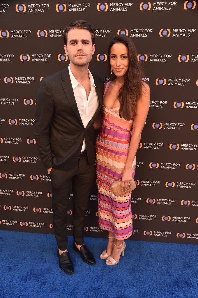 photo of paul wesley and ines de ramon