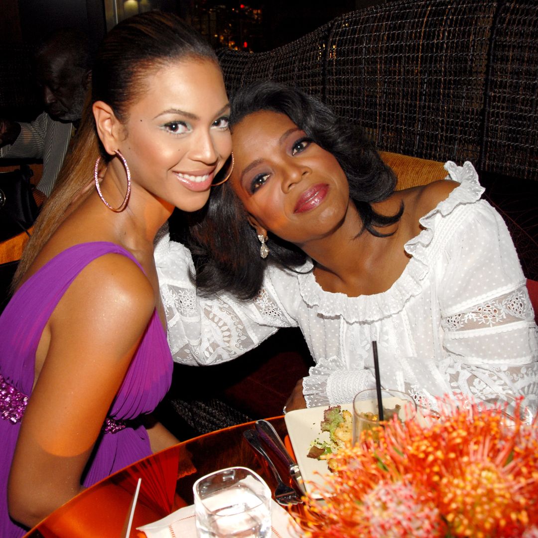 Beyonce Knowles and Oprah Winfrey