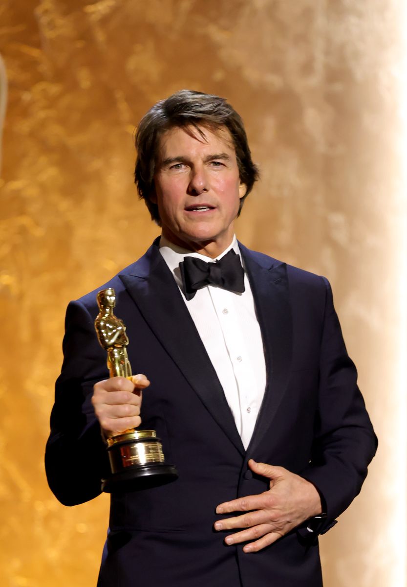 Tom Cruise accepts an Academy Honorary Award
