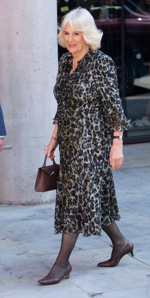 Queen Camilla visits the University College Hospital Macmillan Cancer Centre on April 30, 2024 in London, England