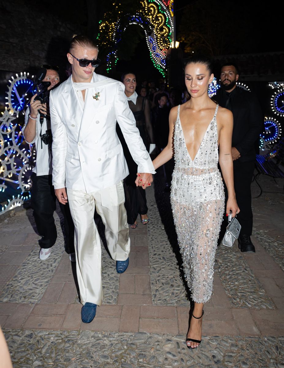 Isabel Haugseng Johansen celebrated her 22nd birthday during a glamorous night out in Taormina, Italy
