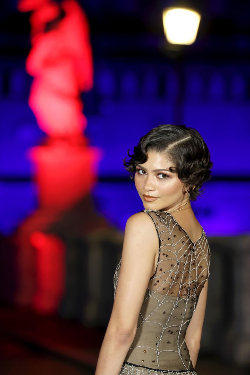ROME, ITALY - JUNE 23: Zendaya attends the "Spider-Man: Brand New Day" Rome Premiere evening photocall at Ponte Sant'Angelo on June 23, 2026 in Rome, Italy. (Photo by Vittorio Zunino Celotto/Getty Images)