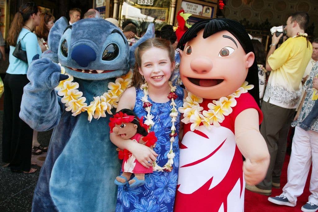 Daveigh Chase, the voice of Lilo, at the premiere and after-party for "Lilo & Stitch"