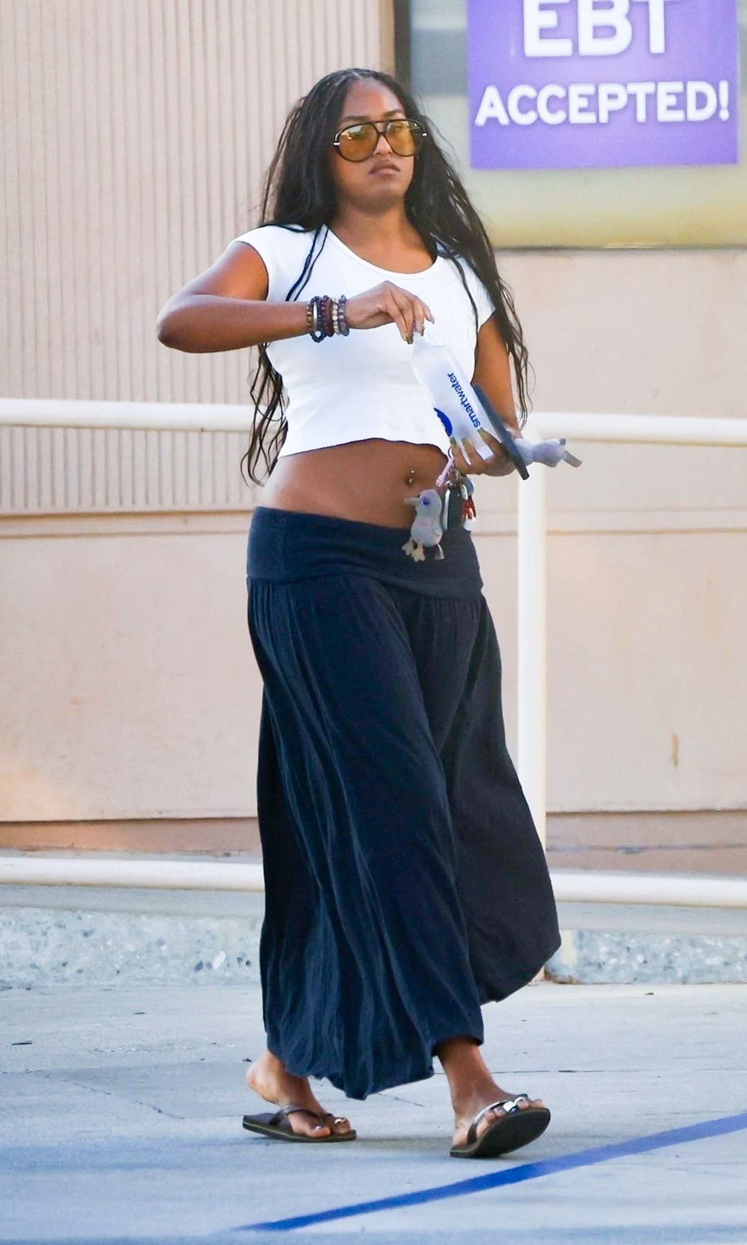 Sasha Obama continues to build a recognizable personal style rooted in casual sophistication.