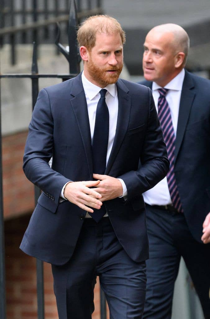 Prince Harry, Duke of Sussex arrives at The Royal Courts of Justice 