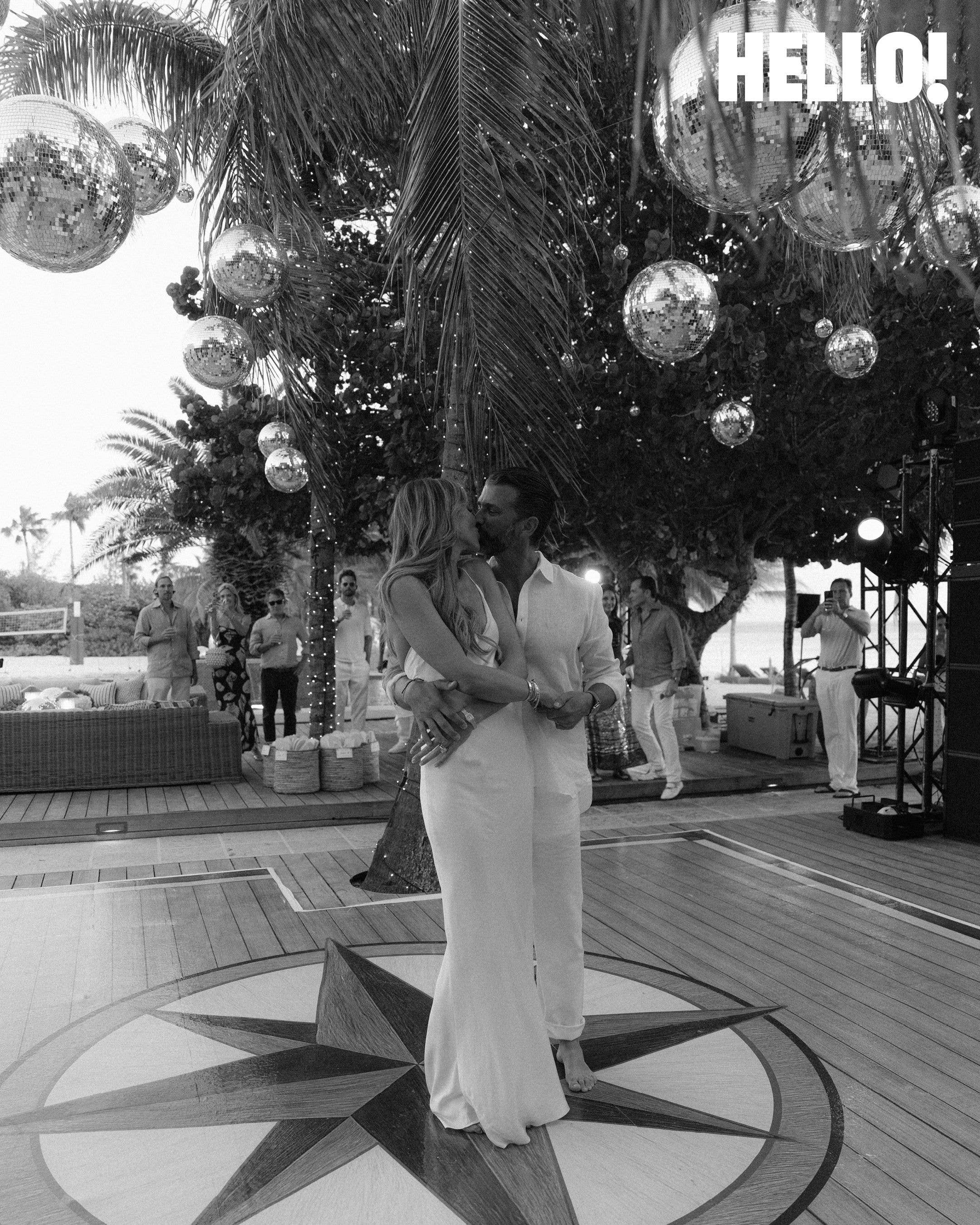 The newlyweds shared their first official dance as husband and wife at their nautical-themed party on night three