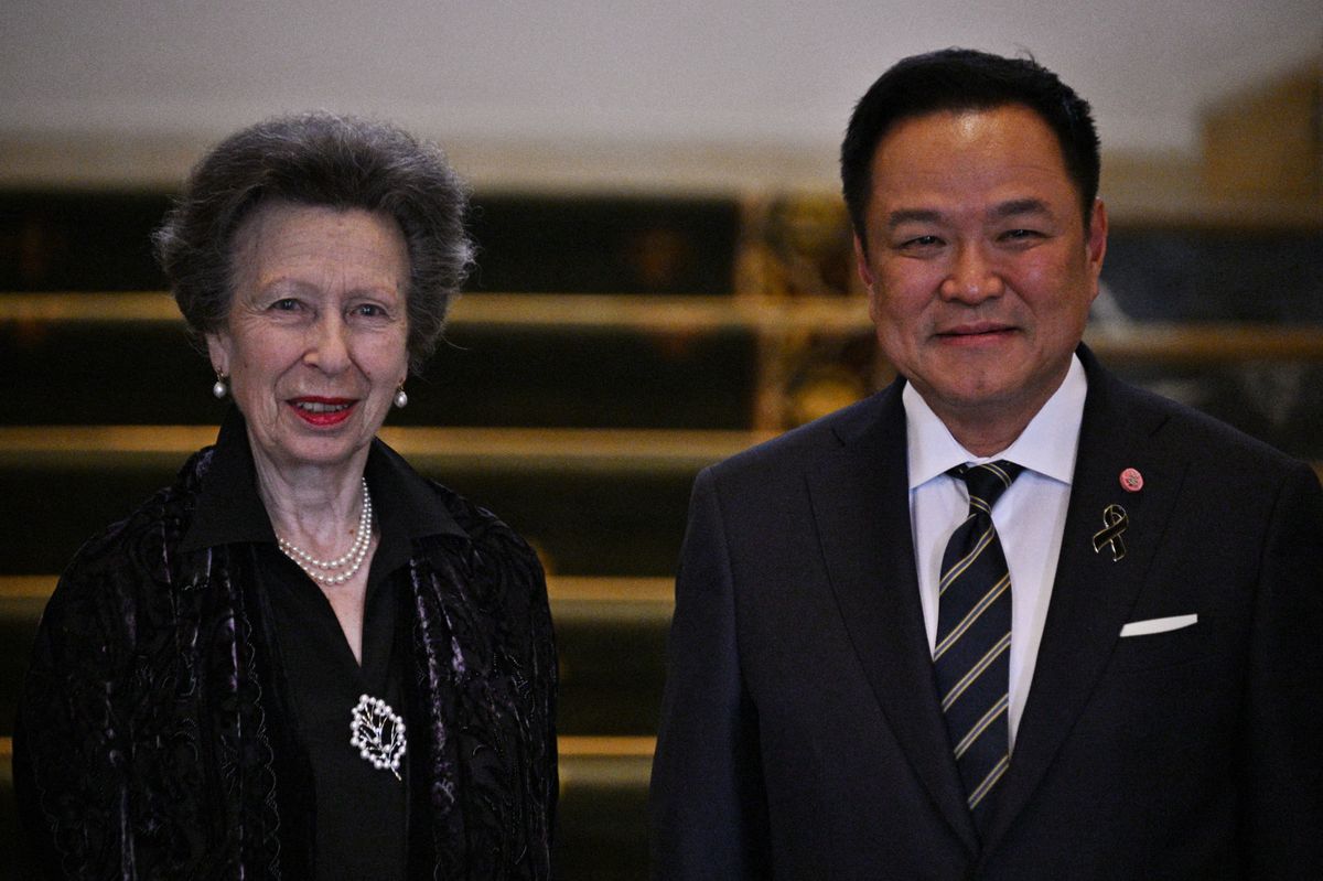 Princess Anne wore pearls during official engagements in Bangkok, subtly echoing Queen Elizabeth II's signature style.