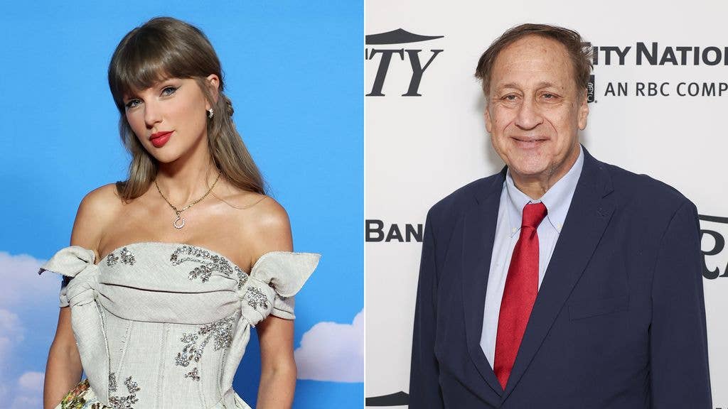 split photo of taylor swift and adam aron
