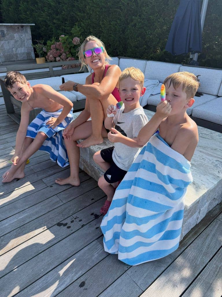 The Today star with her three young sons 