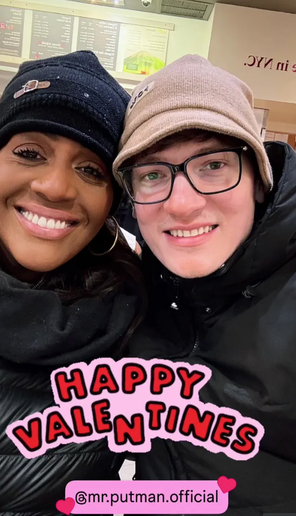 Alison Hammond with her boyfriend in a rare social media post