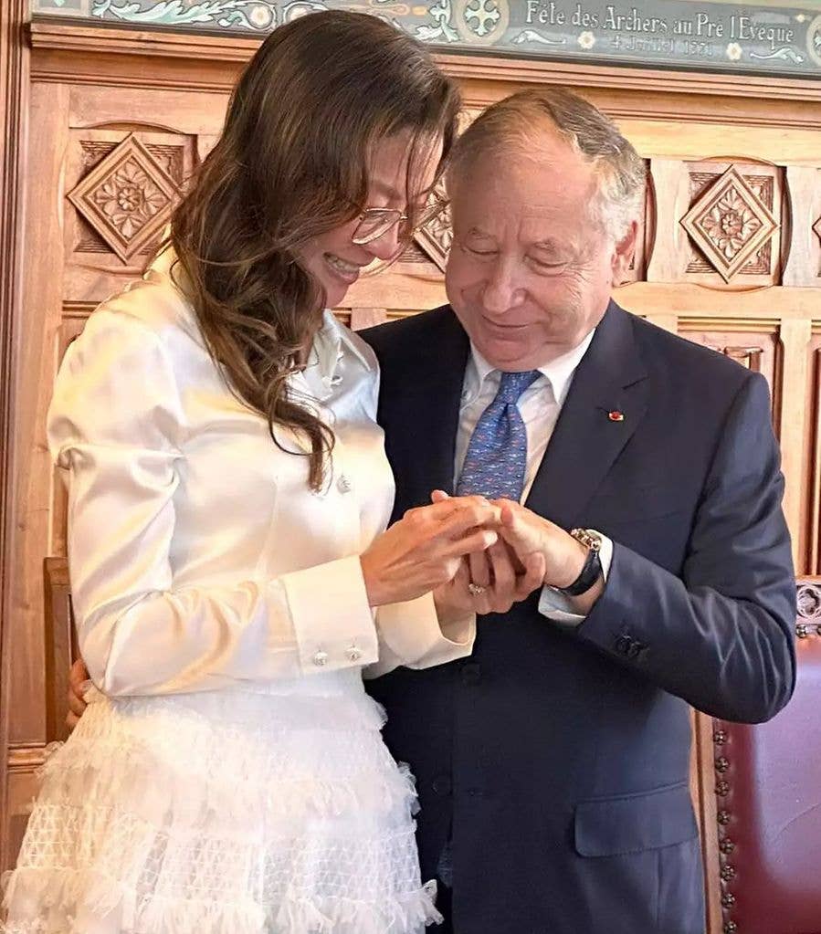 Michelle and Jean exchange vows