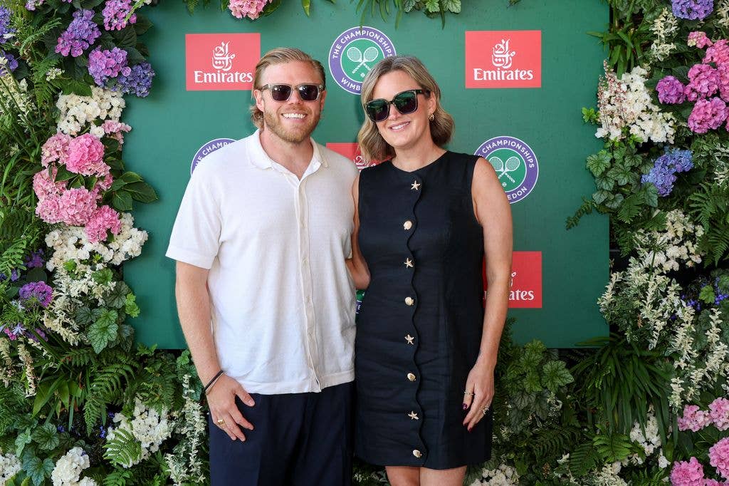 Rob Beckett and Louise Watts attend as guests of Emirates, Official Airline Partner of The Championships