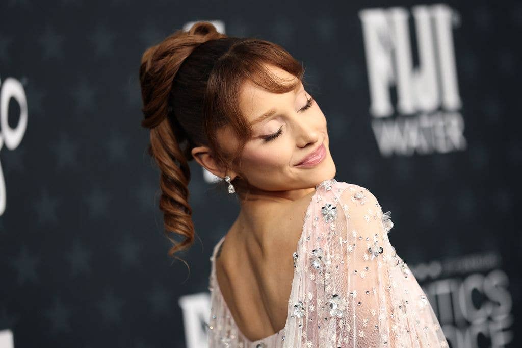 Ariana Grande attends the 31st Annual Critics Choice Awards 