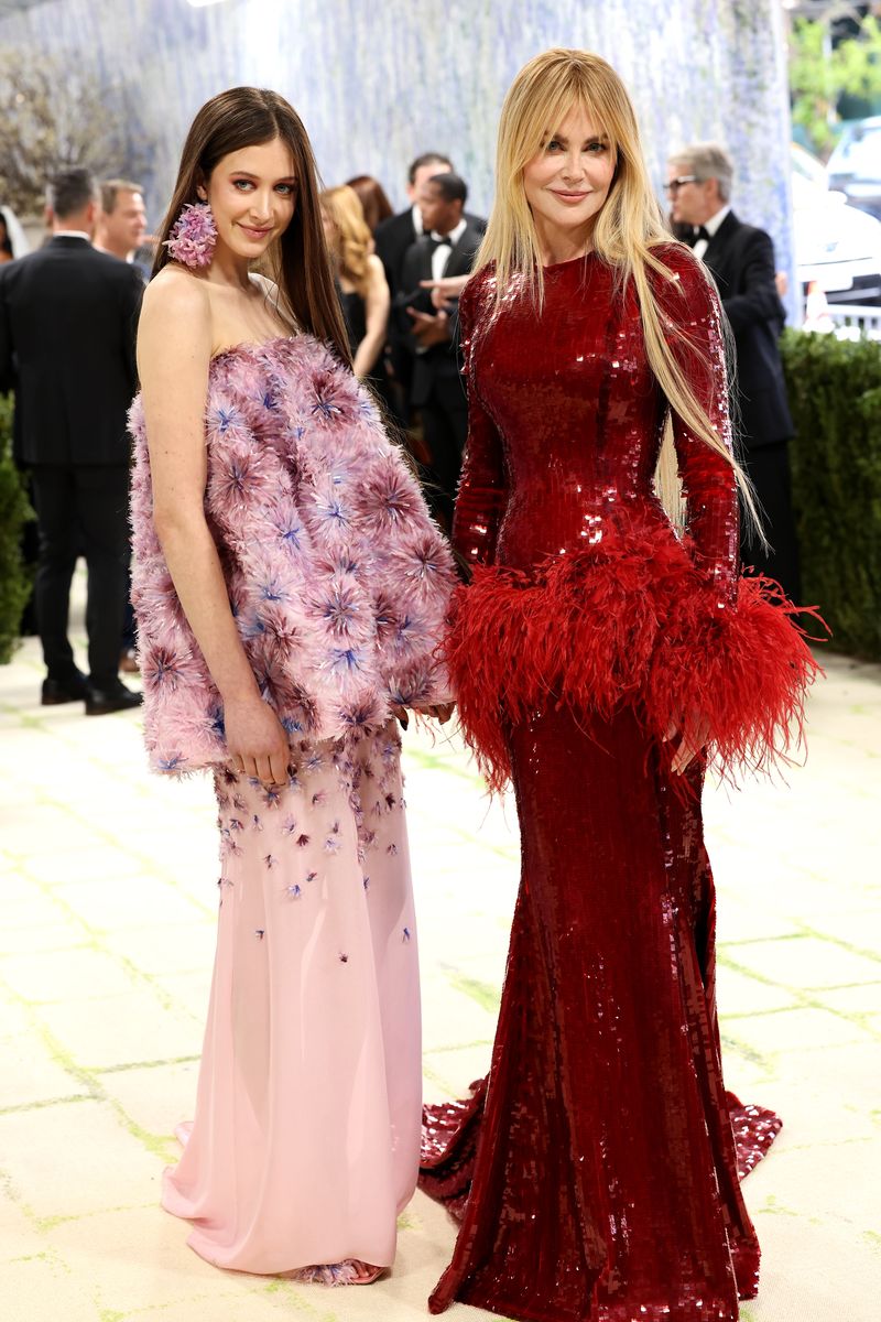 NEW YORK, NEW YORK - MAY 04: (L-R) Sunday Rose Kidman Urban and Nicole Kidman attend the 2026 Met Gala celebrating "Costume Art" at the Metropolitan Museum of Art on May 04, 2026 in New York City. (Photo by Julian Hamilton/Getty Images) 