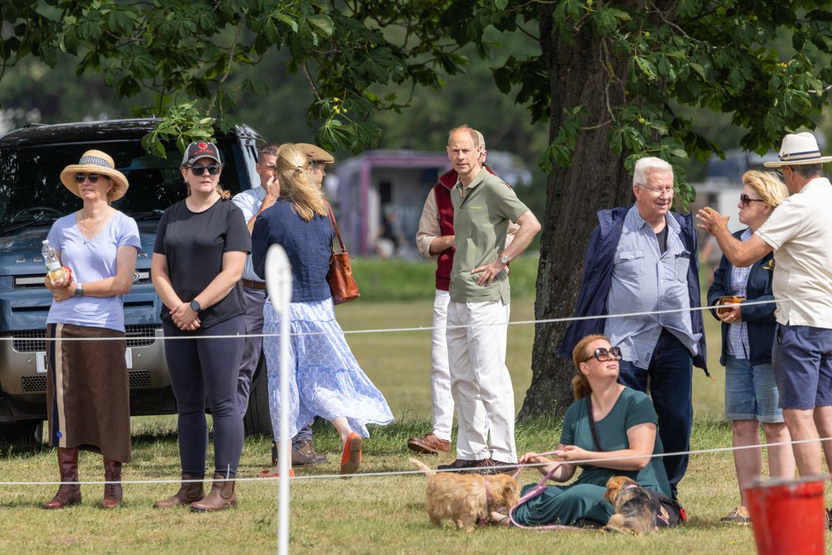 Prince Edward attended the event in support of Sophie, Duchess of Edinburgh, as members of the royal family gathered at Sandringham.