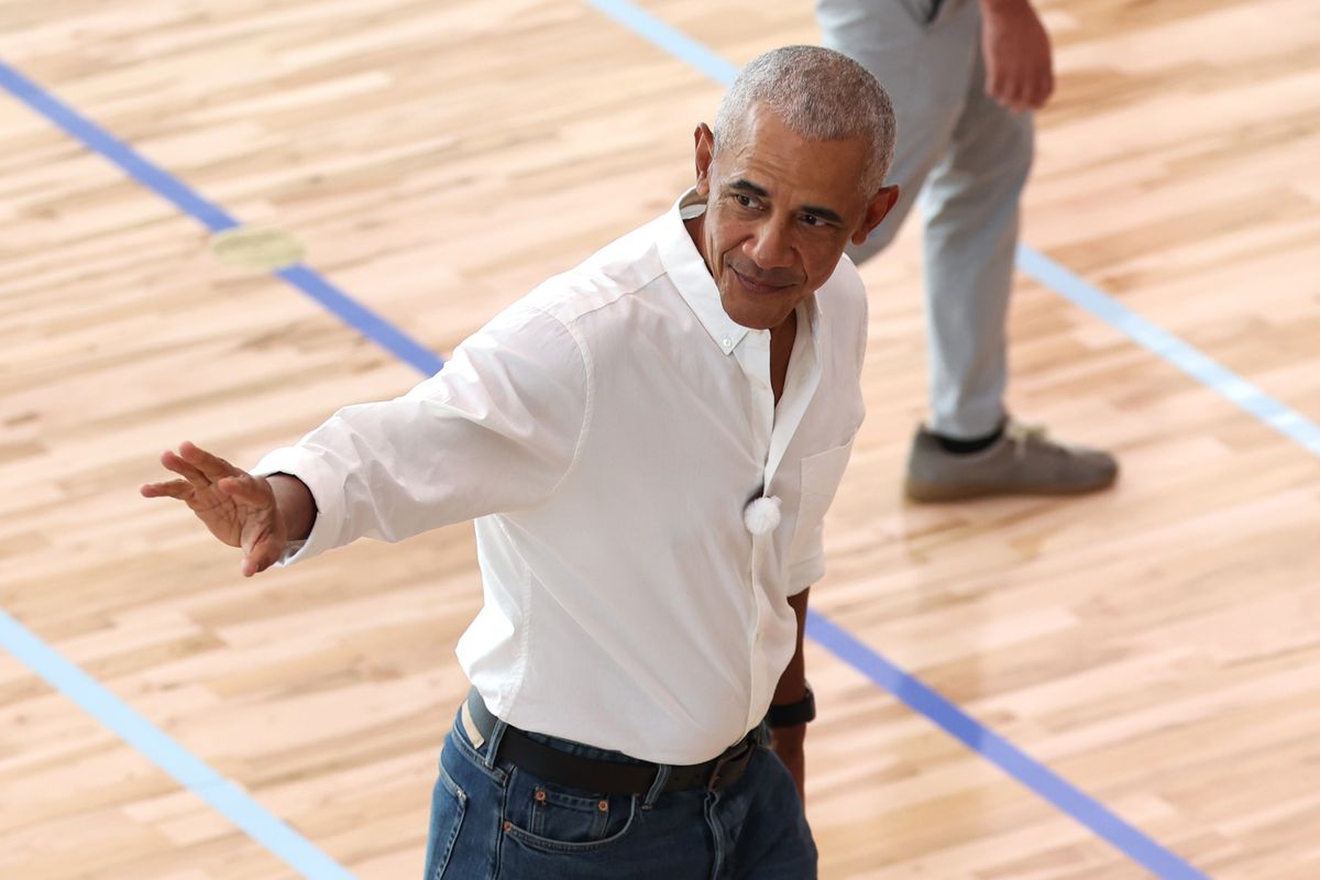 Obama shared some encouraging words for her