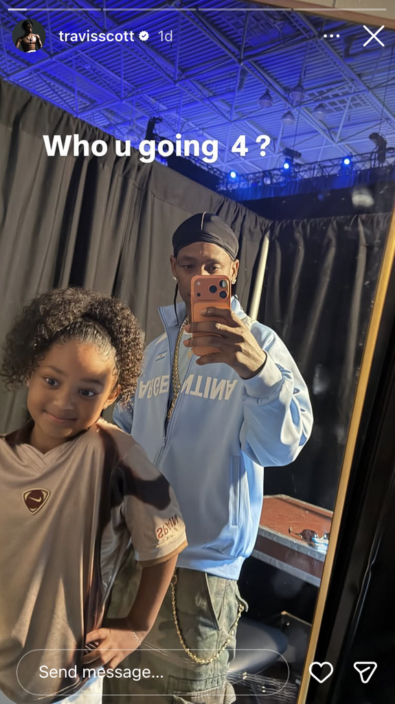 Travis and Stormi rocked the stage