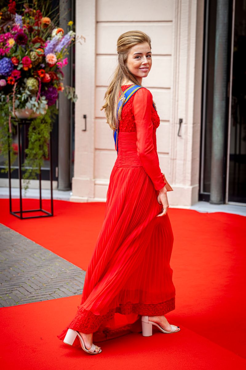 Princess Alexia borrowed one of Queen Máxima's striking red gowns for Prinsjesdag 2024, showcasing the mother-daughter style connection.