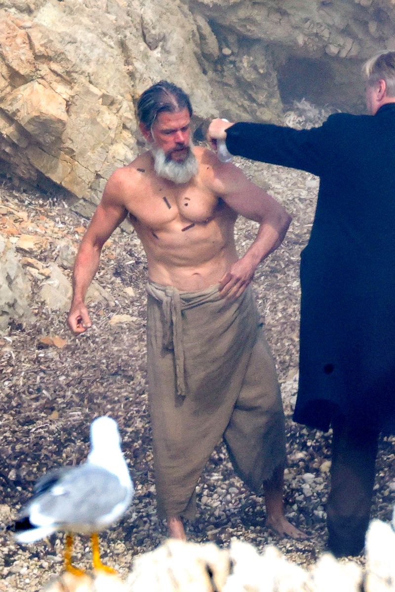 Matt Damon and Zendaya spotted filming 'The Odyssey' in Favignana, Italy.