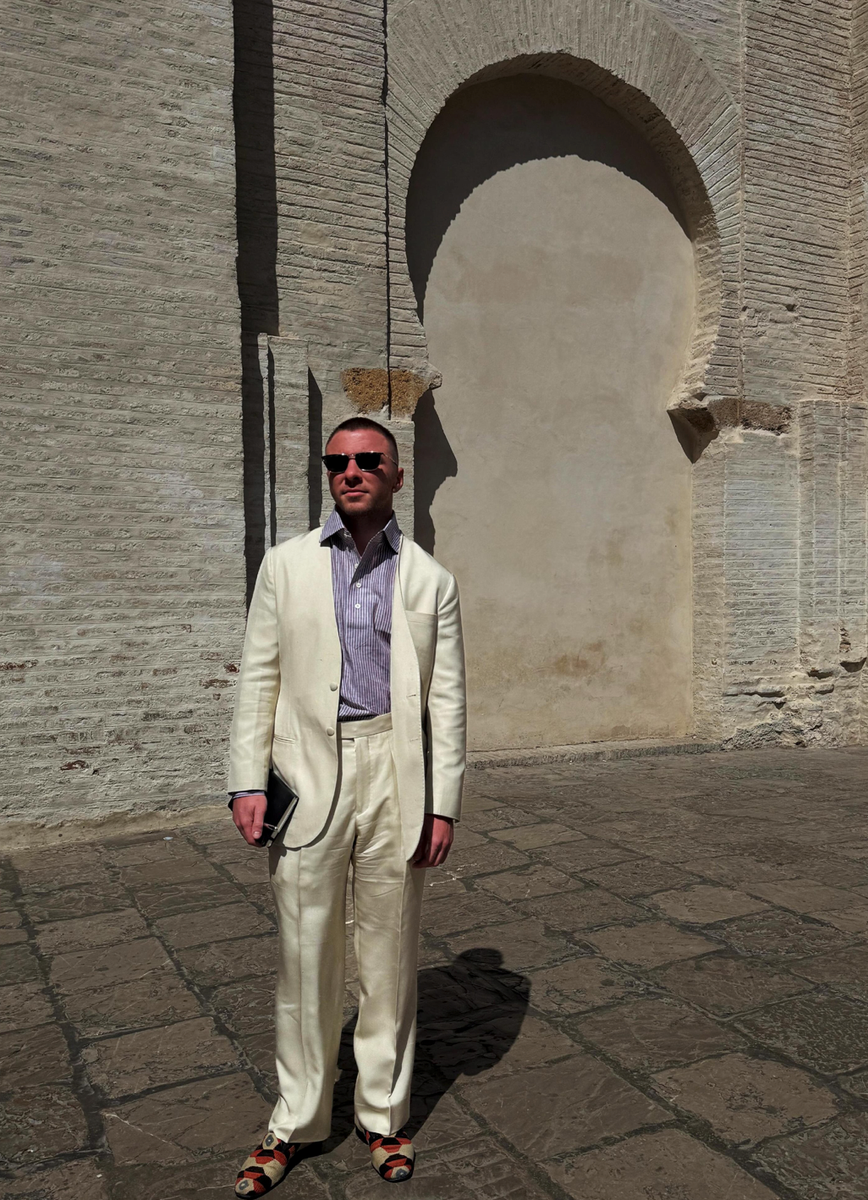 The 25-year-old showcased his signature understated style while enjoying a week in Seville.