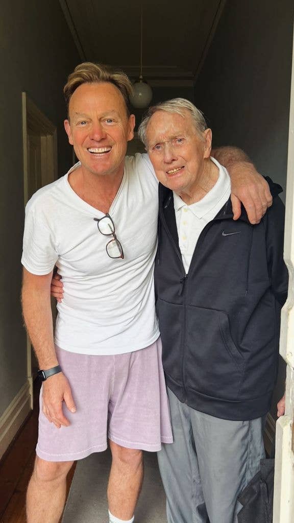 Jason Donovan and his later father Terence
