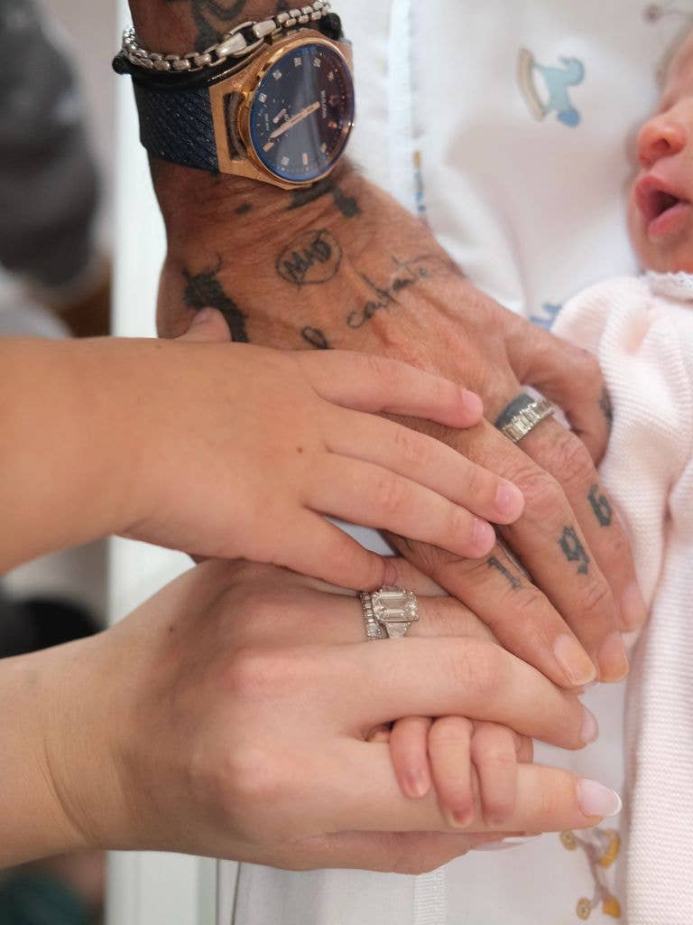 Marc Anthony's baby daughter Myla 