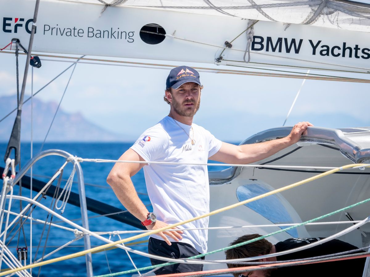 At home on the water. Following in his late father’s footsteps, Pierre Casiraghi keeps the Grimaldi family’s passion for competitive ocean racing alive on the world stage.