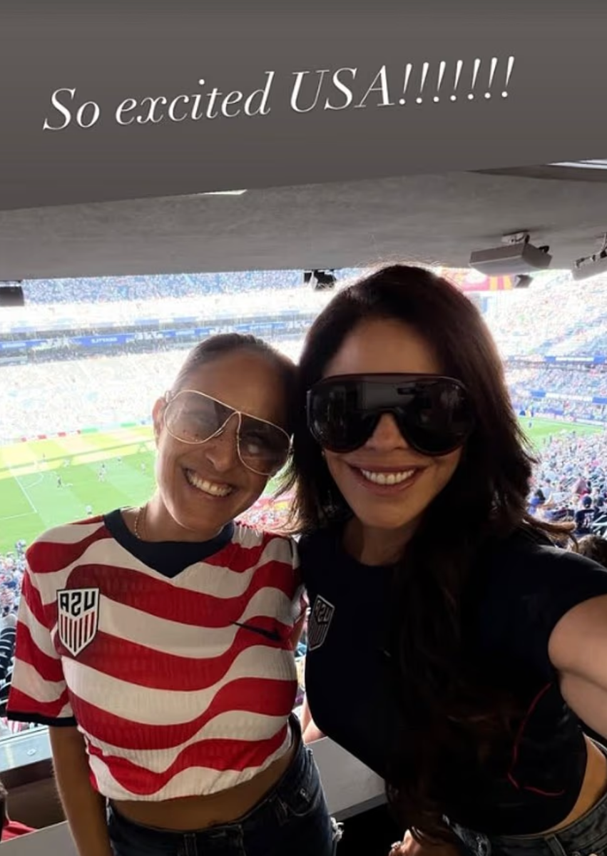 Lauren Sánchez Bezos proudly supported Team USA at the FIFA World Cup.