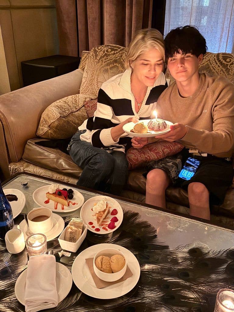 selma blair son birthday cake
